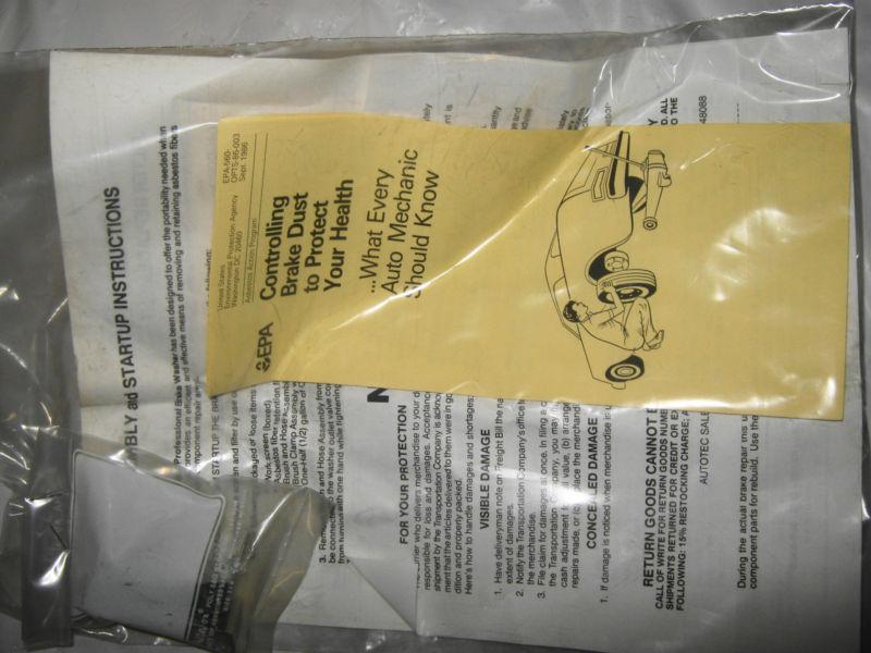 Ultra Pro 1000 Professional brake parts washer with 1/2 gallon organic solvent , US $50.00, image 5