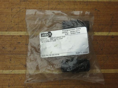 Jabsco 2038-1071 marine water pump port qst x quad w/ epdm o-ring service kit