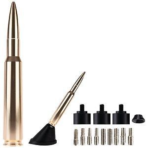 Ammo tenna 50gd 5.5" billet aluminum .50 cal replica antenna mast (gold/brigh...