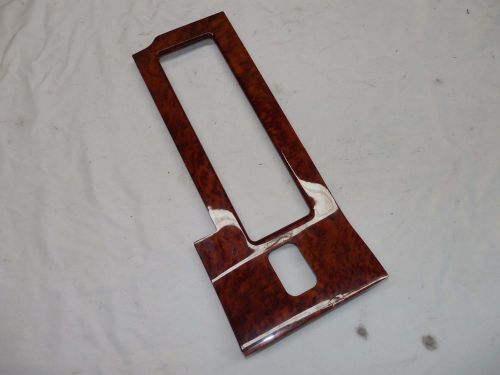 2001 audi a8 used oem center dash console shifter upper wood grain trim panel