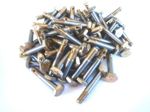72 each bolt nas steel 10-32 aircraft type with shank hole