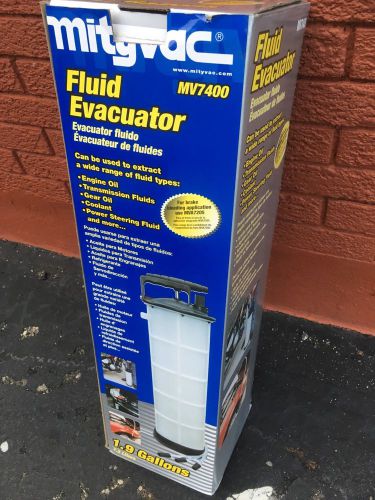 Mityvac 7.3 liter liquid evacuator car truck motorcycle mechanic repair shop.