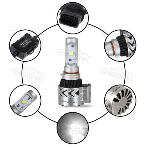 Broview v8 12000lm p13w 12277 led cree fog light 72w all in one kits for toyota