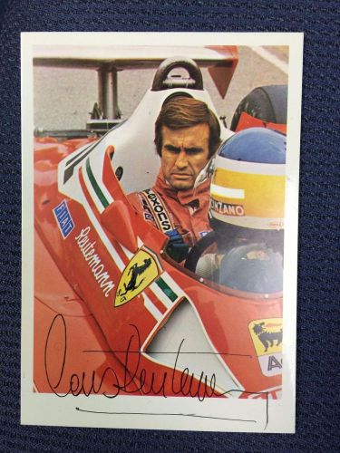 Carlos reutemann ferrari postcard