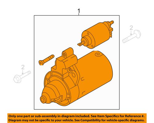 Audi oem 10-16 s5 3.0l-v6-starter motor 079911022x