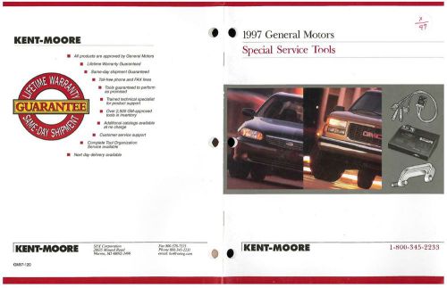 97 1997 buick cadillac chevy olds pontiac gmc specialty tools catalog kent moore