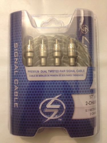 Brand new lightning audio la-17ht 17 foot 5m premium rca interconnect pro rca!
