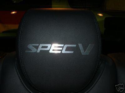 4  headrest badge decal nissan sentra *spec v*