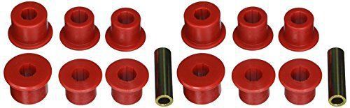 Prothane 14-1003 red rear spring eye and shackle bushing kit