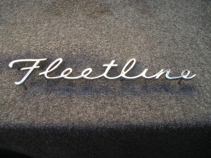 New replacement chevrolet fleetline trunk emblem for 41 42 46 47 48 chevrolet !