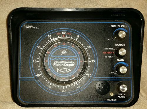 Coastal navigator fish n' depth made in usa.