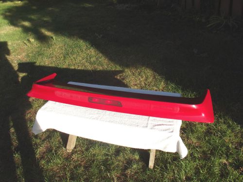1990 ford mustang oem rear spoiler red with third brake light factory 87 to 93