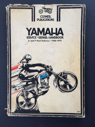 Yamaha 5 and 7 port enduros1968-72  clymer manual rough