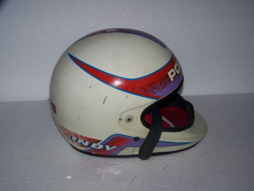 Vintage polaris indy wedge style snowmobile helmet  lg.racing