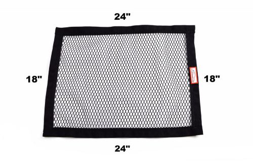 Racerdirect.net rectangle mesh safety window net black 24" x 18" all purpose