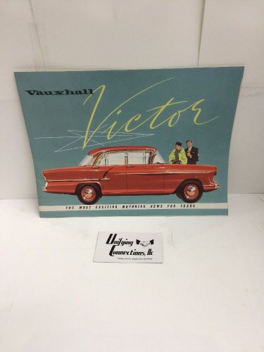 1957 vauxhall victor original sales brochure