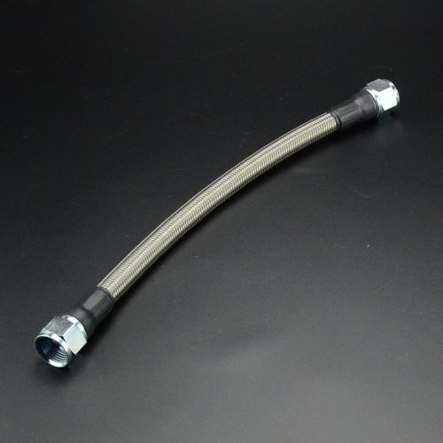 Braided steel teflon hose 1/2&#034; 10an to 10an straight - straight 20inches