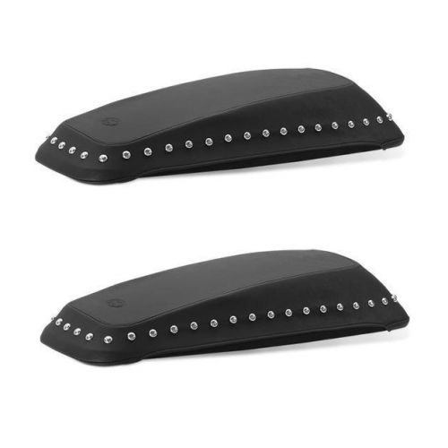 Mustang saddlebag lid covers w/chrome studs harley fltrx road glide 2015