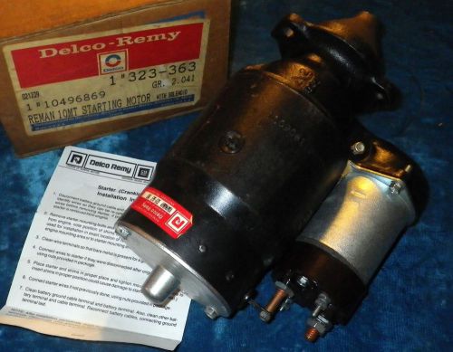 Nos 1962-1990 starter motor gm #10496869 #323-363 chevrolet blazer pick-up jimmy