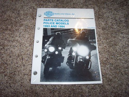 1993-1994 harley davidson touring dyna police models flhtp parts catalog manual