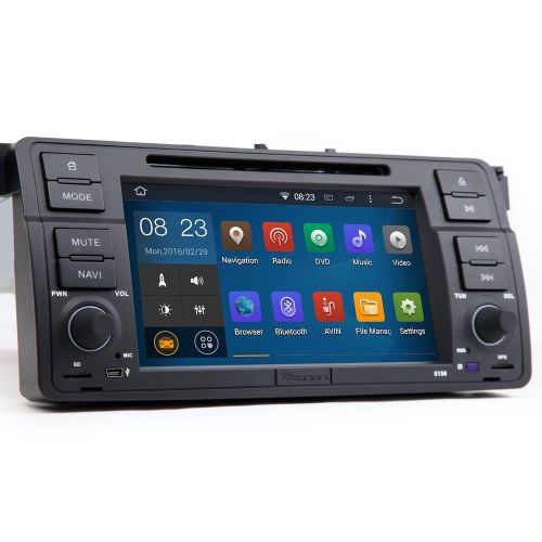 Us android 4.4 7&#034;e car dvd player gps navigation radio for bmw e46 mp3 dvr wifi