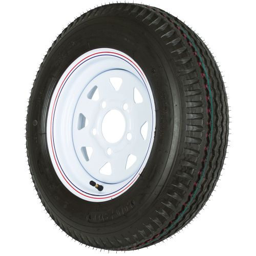 12" white rim 5-lug 4.80 x 12 trailer wheel &amp; 990 lb load star tire wheel-480x12