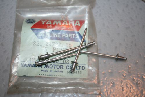 Nos snowmobile yamaha seat back fuel lid spring rivets sl292 gp292 gp433 ss sr