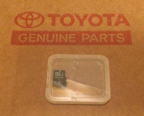 Toyota oem navigation micro sd card 86271-0e183 original