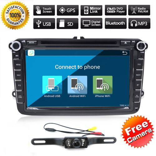 8&#039;&#039; android 4.4 head unit for vw/passat/golf car cd dvd player gps canbus+camera