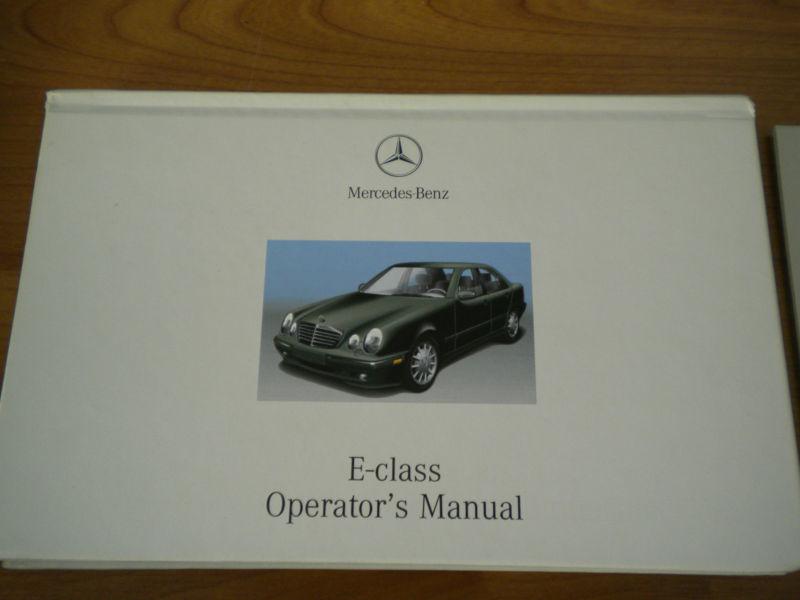 Mercedes e-class e320 e430 e55amg owner's manual package