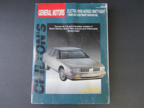 Chilton&#039;s 8430 gm electra park avenue ninty-eight 1990-1993 car repair manual