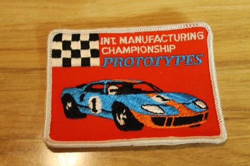 Vintage nos international prototypes hat jacket vest sew on patch -new-