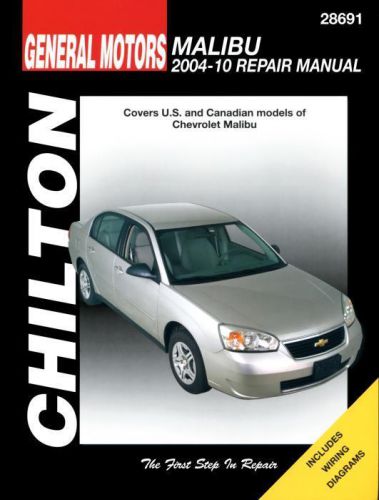 Chilton workshop manual gm chevrolet malibu 2004-2010 new service &amp; repair