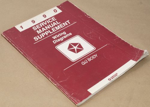 1990 dodge daytona factory wiring diagrams service manual (34885)