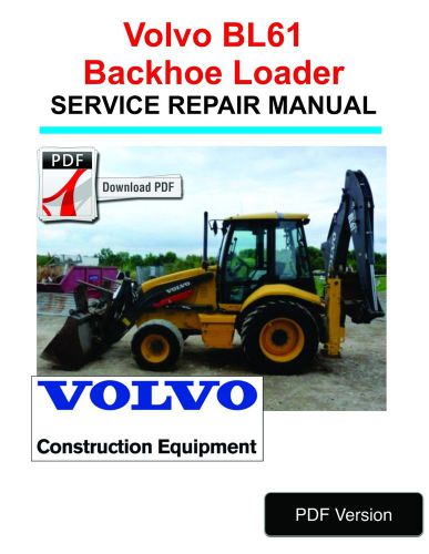 Volvo bl61 backhoe loader service repair manual