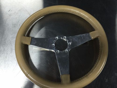 1975 corvette steering wheel original tan used