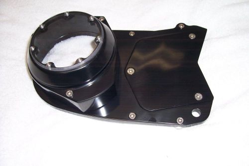 Yamaha banshee smooth plain design awesome atv stator cover black anodized