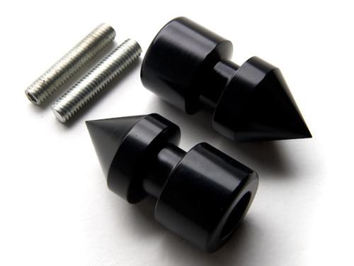 Spike black swingarm spools sliders motorcycle for ducati 749r 2004-2006