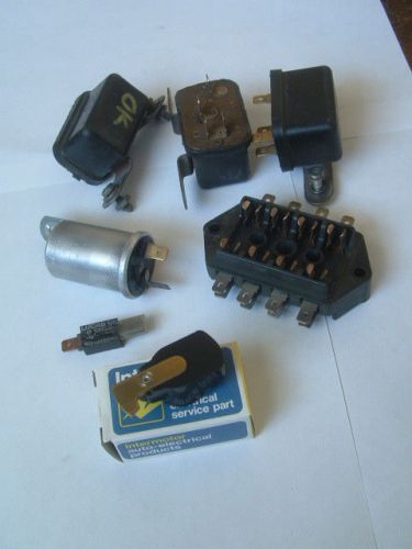 --------  lucas parts lot  all good  ---- fuse box - relay - ignition  buzzer