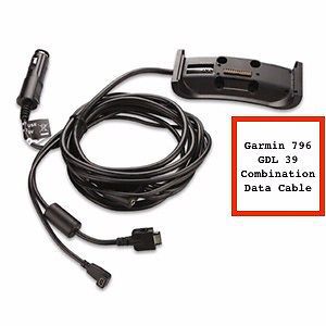 Combination cable for garmin aera 795/796 to garmin gdl39 or 393d