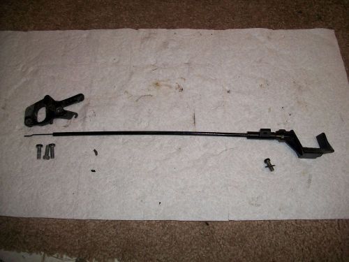 1977 mercury 9.8hp outboard motor hood latch &amp; cable