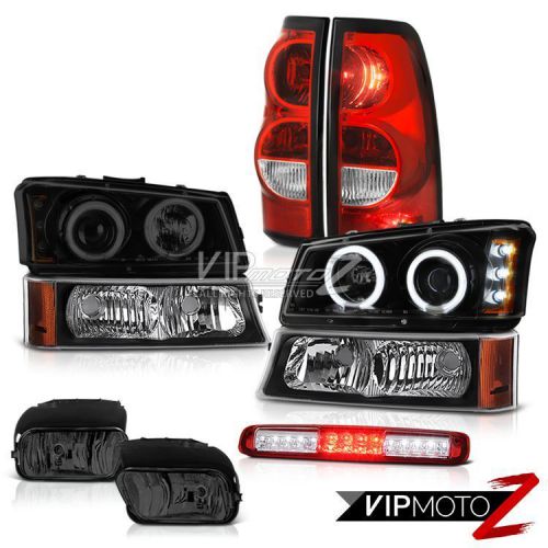 2003-2006 silverado 1500 3rd brake lamp fog lamps taillights parking headlights