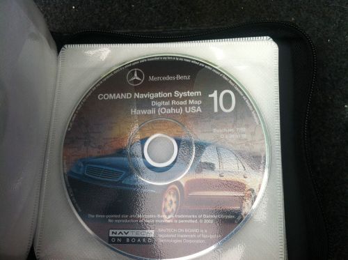 Mercedes comand navigation system map disk cd hawaii oahu usa oem
