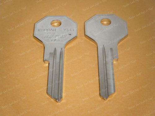 Key blanks for vintage studebaker ignition locks 1949 to 1963  2 keys  (x1199ar)