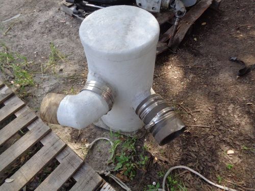 Centek vernay 5" in and out 90* l 24"h x 13" diameter of muffler