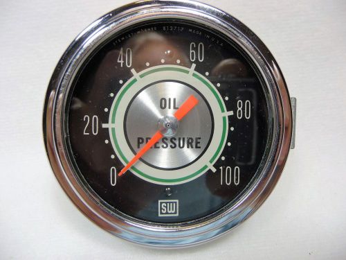 Stewart warner oil pressure gauge.