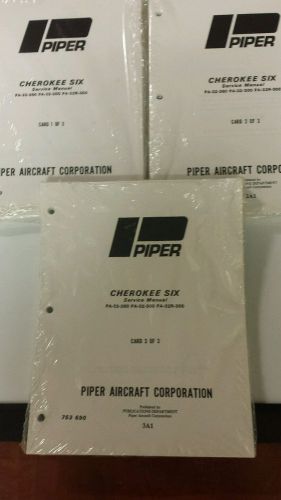 Piper cherokee six service manual. for models pa-32-260/pa-32-300/pa-32r-300.