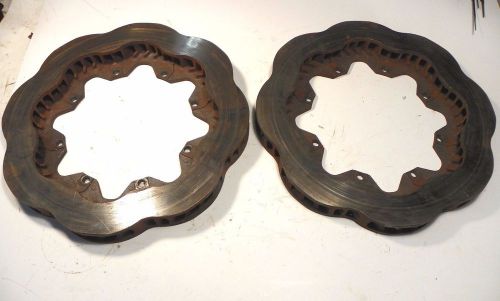Scalloped steel brake rotors 1 1/4" thick  8x7 bc nascar late model  rsc