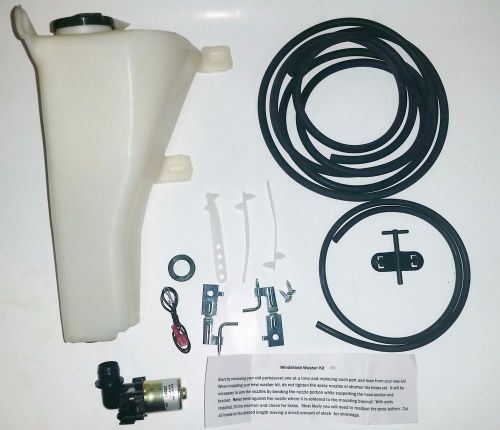 Mopar script electric windshield  washer set 1971 b &amp; e-body challenger cuda