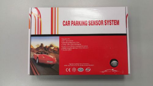 Car  parking 4 sensor system reverse backup radar  led display alarm sestem